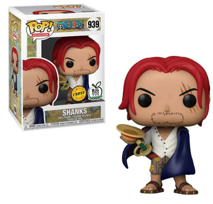 Funko POP! Animation: One Piece - Shanks (Big Apple)(CHASE)(Damaged Box)[B] #939