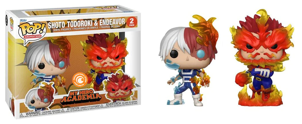 Funko POP! Animation - My Hero Academia: Shoto Todoroki & Endeavor (Crunchyroll)[2-Pack]