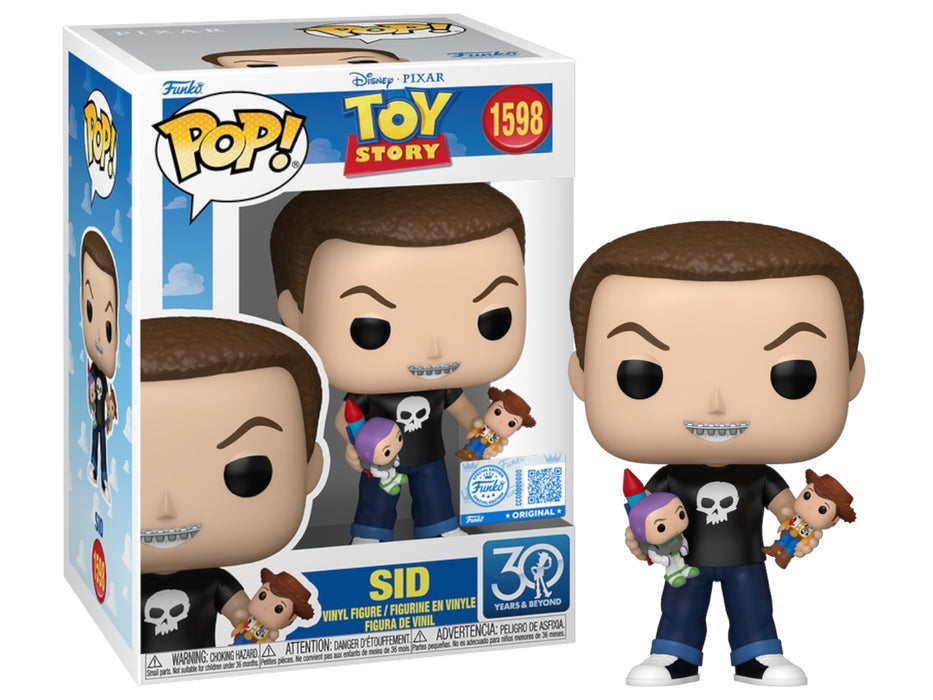 Funko POP! Disney: Toy Story 30th - Sid (Entertainment Earth/Funko Sticker) #1598