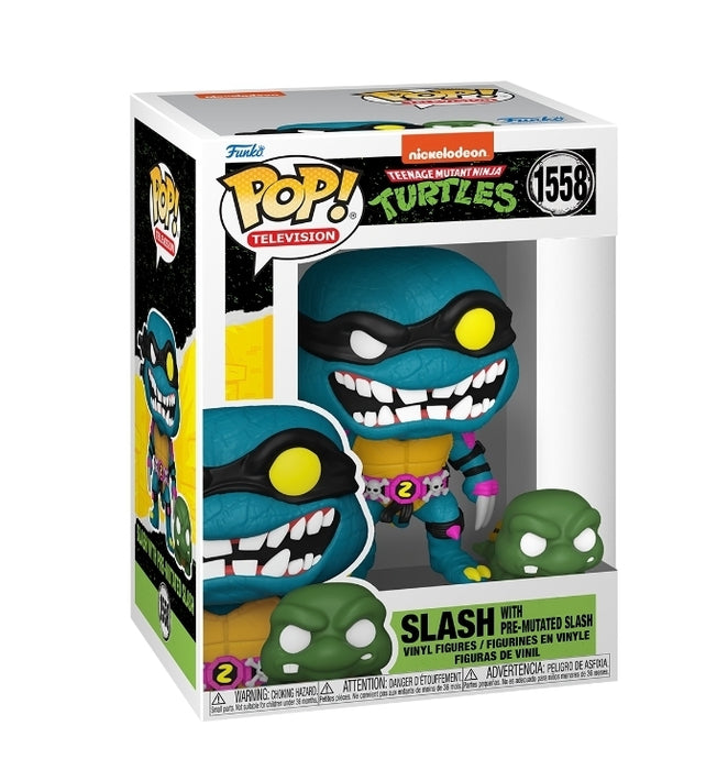 Funko POP! Television: Teenage Mutant Ninja Turtles - Slash with Pre-Mutated Slash #1558