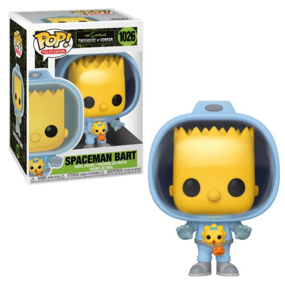 Funko POP! Television: The Simpsons Treehouse of Horror: Spaceman Bart (Damaged Box) #1026