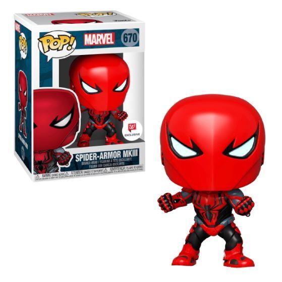 Funko POP! Marvel: Spider-Armor MKIII (Walgreens)(Damaged Box) #670