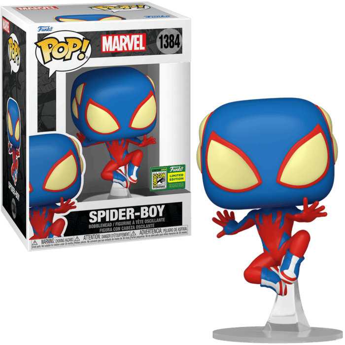 Funko POP! Marvel: Spider-Boy (2024 SDCC)(Damaged Box) #1384