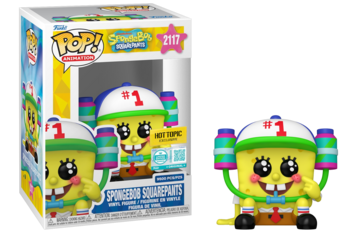 Funko POP! Animation: Spongebob Squarepants (Hot Topic/ Funko Sticker)(9500 Pcs) #2117