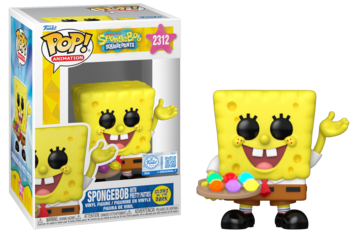 Funko POP! Animation: Spongebob With Pretty Patties (Funko Sticker/GameStop)(GiTD) #2312