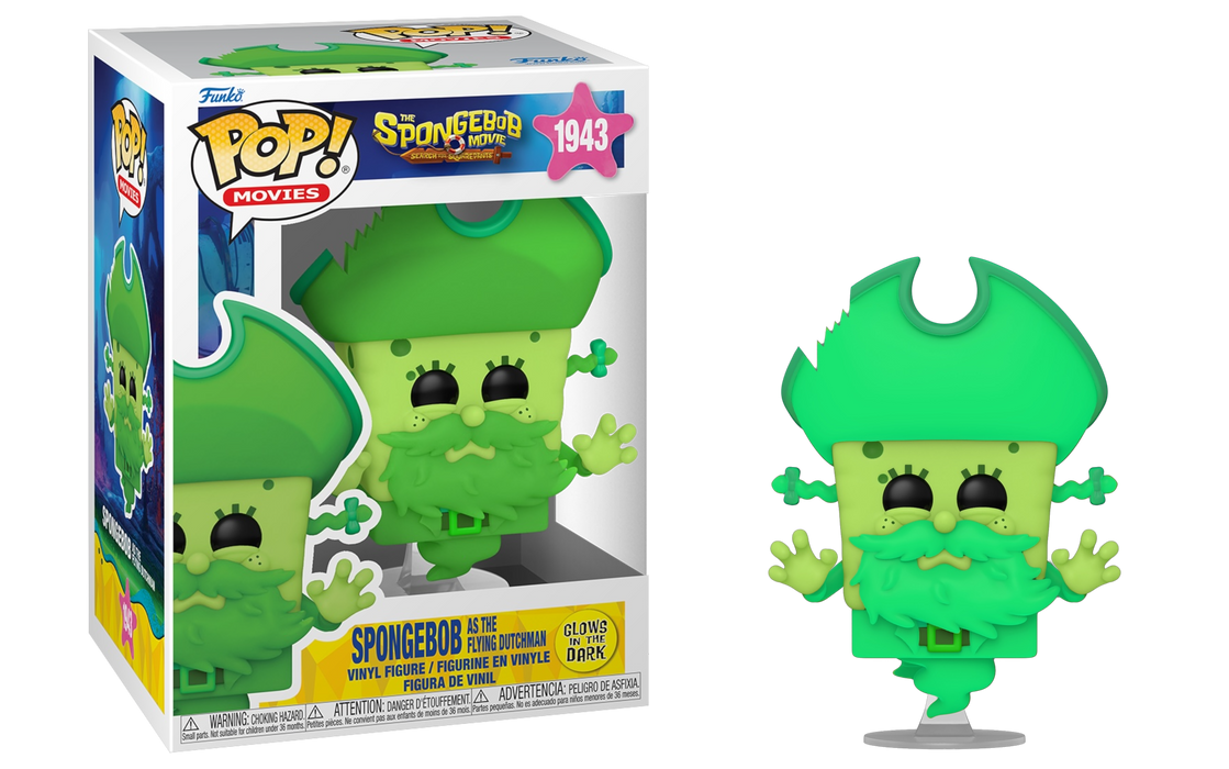 Funko POP! Movies: The SpongeBob Movie Search For SquarePants - SpongeBob as The Flying Dutchman (GiTD) #1940