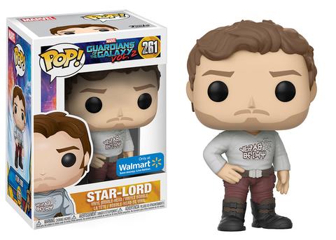 Funko POP! Marvel: Guardians of The Galaxy Vol. 2 - Star-Lord (Walmart)(Damaged Box) #261