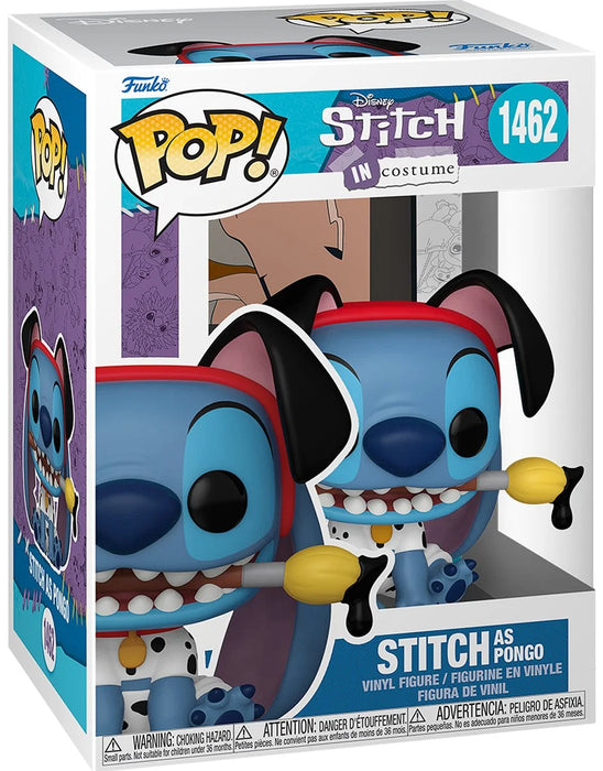 Funko POP! Disney: Stitch In Costume - Stitch as Pongo #1462