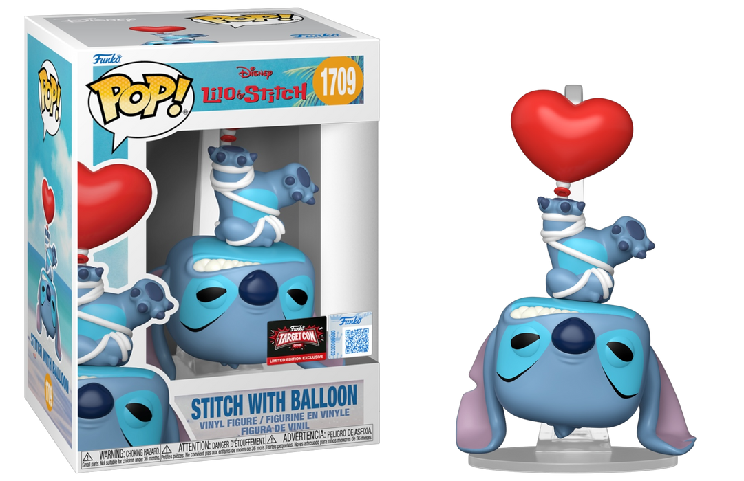 Funko POP! Disney: Lilo & Stitch - Stitch with Balloon (2026 TargetCon) #1709