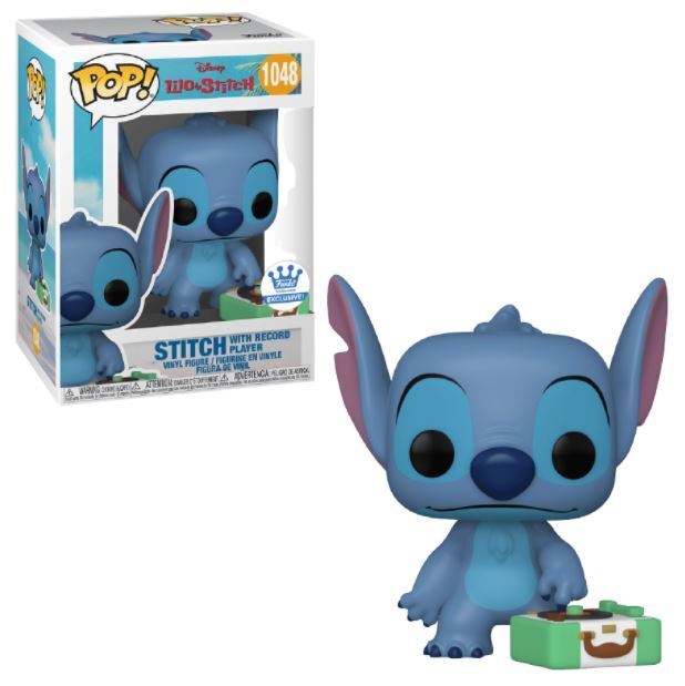 Funko POP! Disney: Lilo & Stitch - Stitch w/ Record Player (Funko) #1048