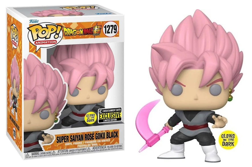 Funko POP! Animation: DragonBall Z - Super Saiyan Rose Goku Black (GiTD)(Entertainment Earth) #1279