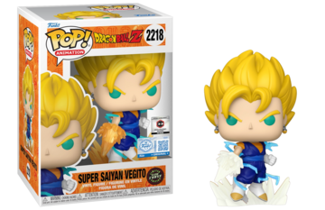 Funko POP! Animation: Dragon Ball Z - Super Saiyan Vegito (Funko Sticker/Pre-Release Chalice)(CHASE) #2218