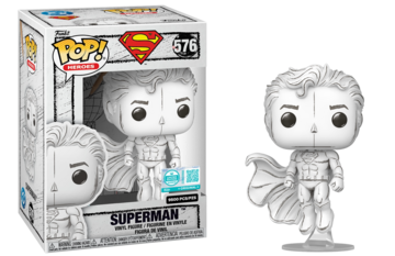 Funko POP! Heroes: Super Heroes - Superman (9500 Pcs)(Funko Sticker/Funko) #576