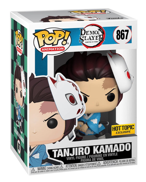 Funko POP! Animation: Demon Slayer - Tanjiro Kamado [Black Sword] (Hot Topic) #867