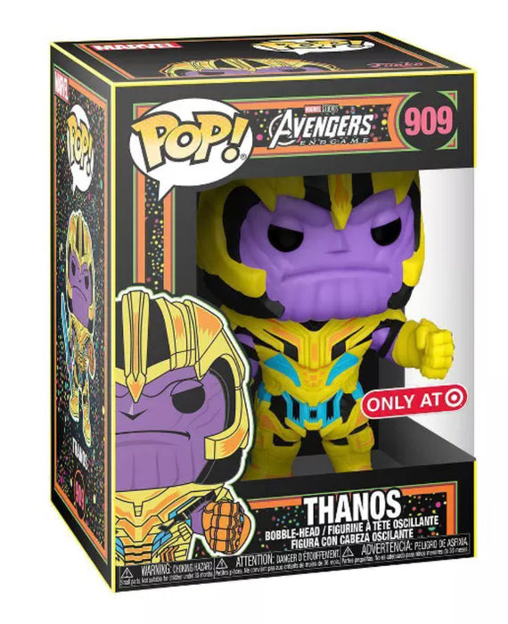 Funko POP! Marvel : Avengers Endgame - Thanos [Black Light](Target) #909