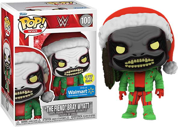 Funko POP! WWE: "The Fiend" Bray Wyatt (GiTD)(Walmart) #100