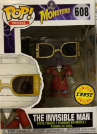 Funko POP! Movies: Monsters - The Invisible Man (CHASE)(Damaged Box) #608