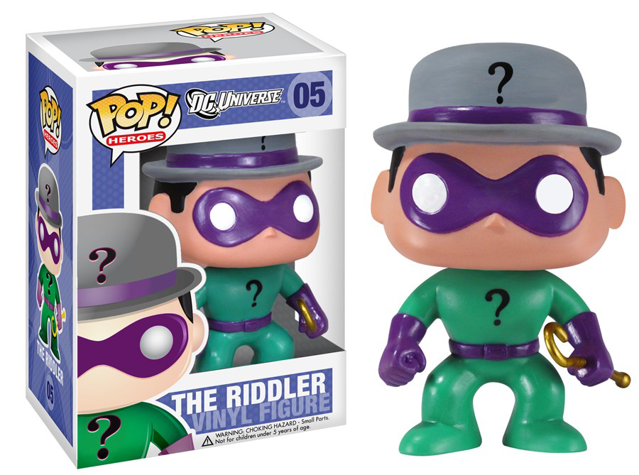 Funko POP! Heroes: DC Universe - The Riddler (Damaged Box) #05