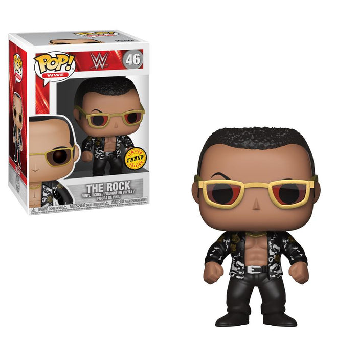 Funko POP! WWE: The Rock (CHASE)(Damaged Box) #46