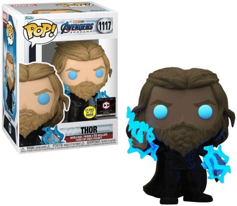 Funko POP! Marvel: Avengers Endgame - Thor (GiTD)(Chalice Collectibles)(Damaged Box) #1117