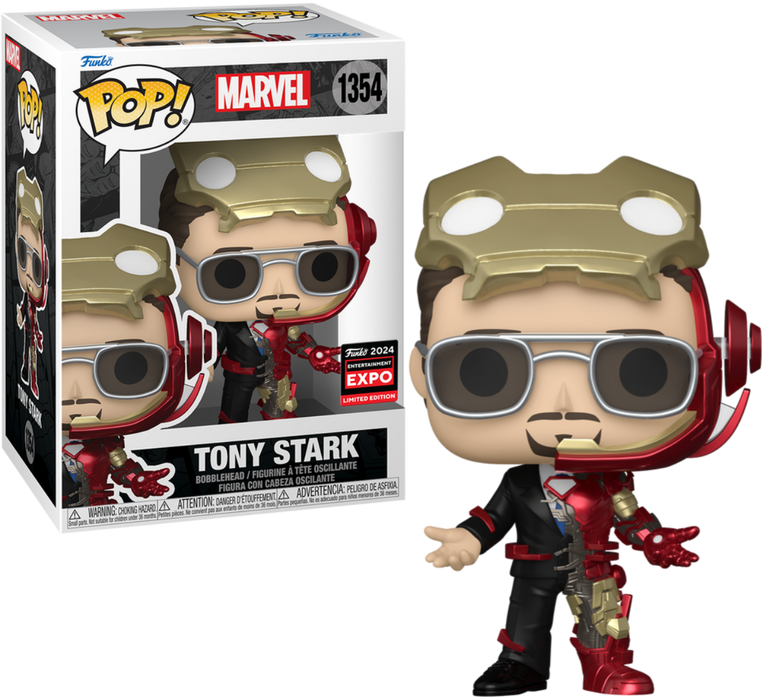 Funko POP! Marvel: Tony Stark (2024 Entertainment Expo)(Damaged Box) #1354