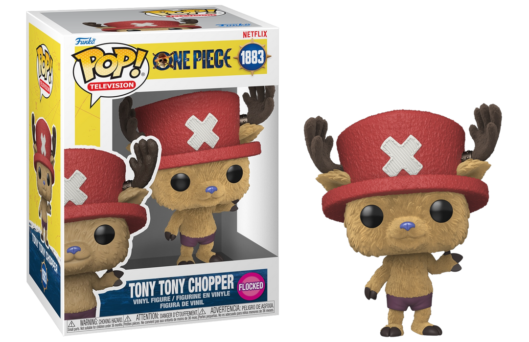 Funko POP! Television: One Piece - Tony Tony Chopper (Flocked)[Live Action](Damaged Box) #1883