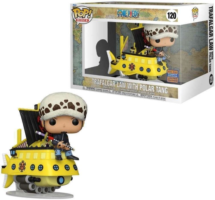 Funko POP! Rides: One Piece - Trafalgar Law w/ Polar Tang (2023 Wondrous Convention)(Damaged Box)[A] #120