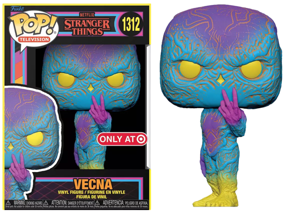 Funko POP! Television: Stranger Things - Vecna [Black Light] (Target) #1312