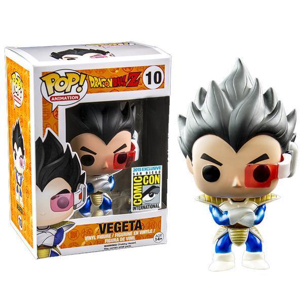 Funko POP! Animation: DragonBall Z - Vegeta [Metallic](2015 SDCC)(Damaged Box) #10
