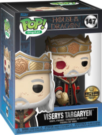 Funko POP! Digital: House of The Dragon - Viserys Targaryen (NFT Release)(2600 PCS)(Damaged Box) #147