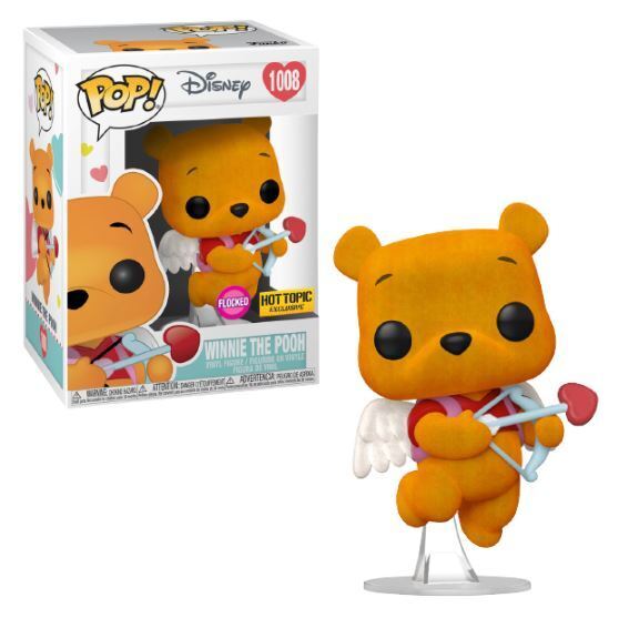 Funko POP! Disney: Winnie The Pooh (Flocked)(Hot Topic)(Damaged Box) #1008