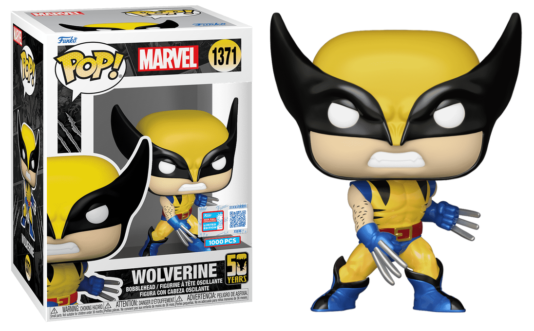Funko POP! Marvel 50 Years - Wolverine (2025 NYCC/Shared)(1000 PCS) #1371