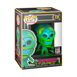 Funko POP! Movies: Alien - Xenomorph [Blacklight] (Hot Topic Scare Fair 23')(Damaged Box) #731
