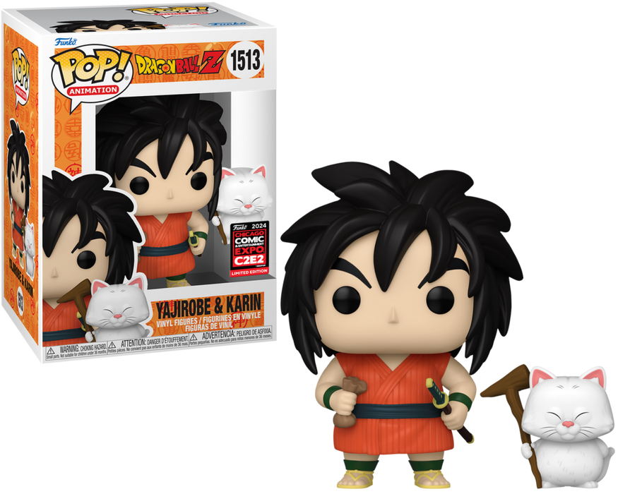Funko POP! Animation: DragonBall Z - Yajirobe & Karin (2024 Comic Expo)[C2E2](Damaged Box) #1513