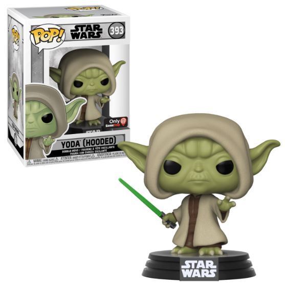 Funko POP! Star Wars: Yoda Hooded (GameStop)(Damaged Box) #393