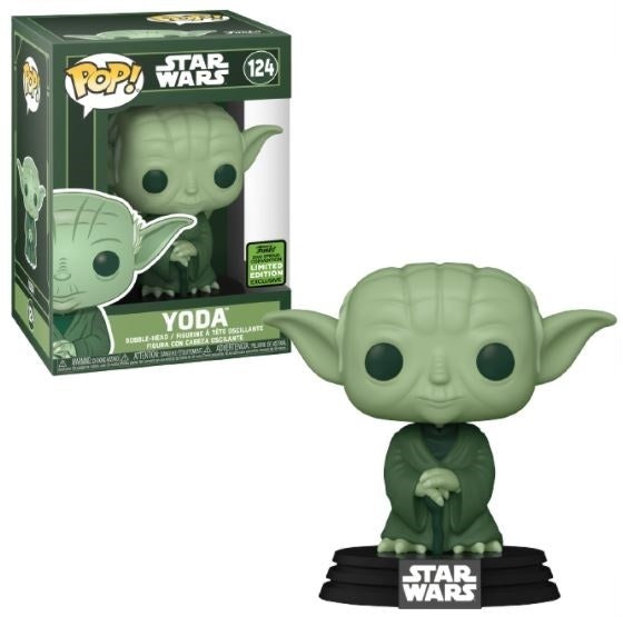 Funko POP! Star Wars: Yoda (2021 Spring Convention)(Damaged Box)  #124