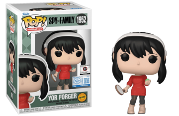 Funko POP! Plus Animation: Spy X Family - Yor Forger (Funko Sticker/ Pre-Release Chalice)(CHASE)(Damaged Box) #1952