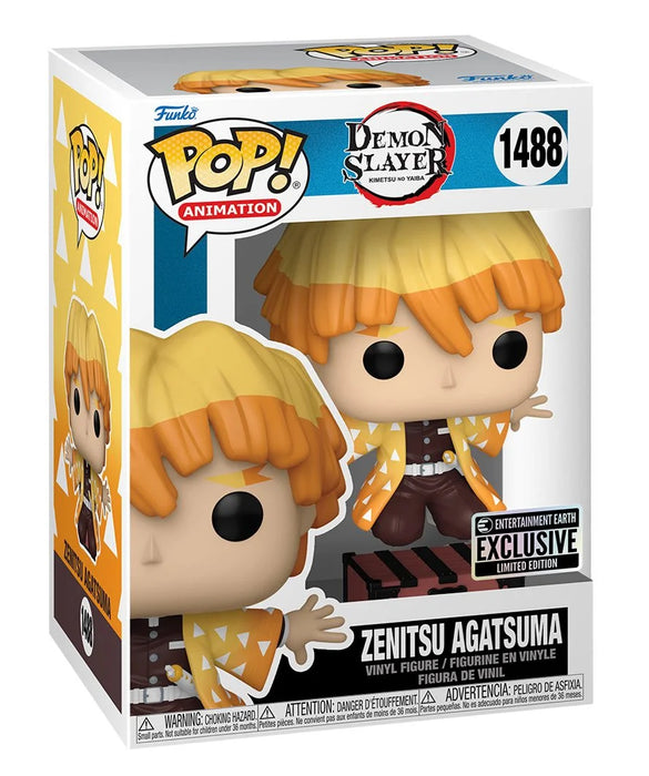 Funko POP! Animation: Demon Slayer - Zenitsu Agatsuma (Entertainment Earth) #1488