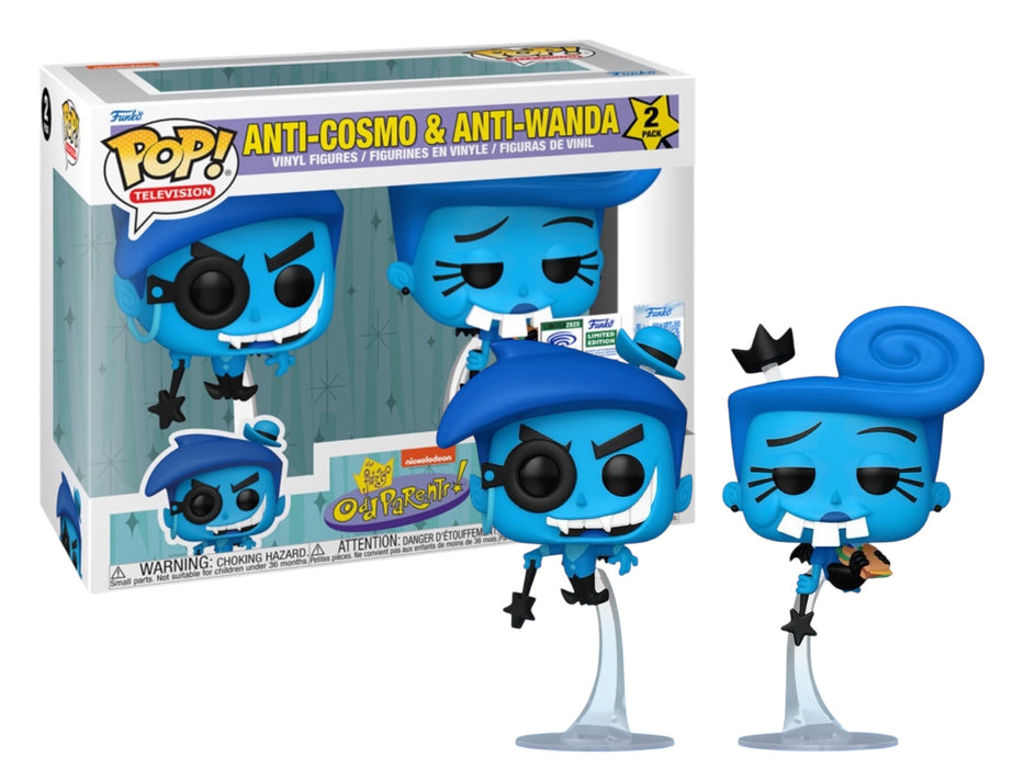 Funko POP! Television: The Fairly Odd Parents - Anti-Cosmo & Anti-Wanda (2025 WonderCon) [2 Pack]