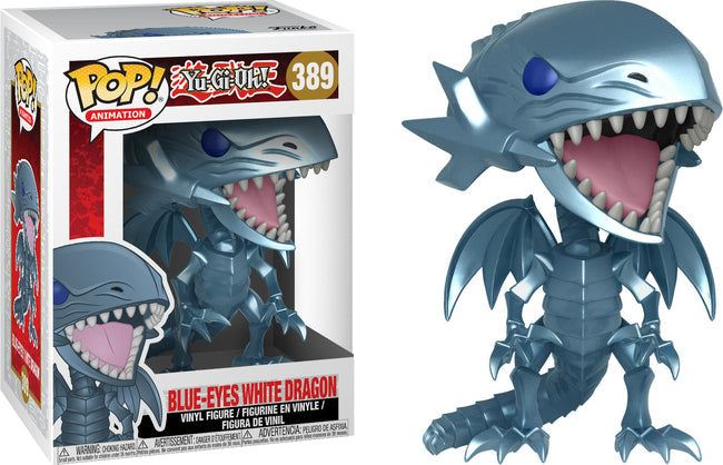 Funko POP! Animation: Yu-Gi-Oh! - Blue-Eyes White Dragon (Damaged Box) #389