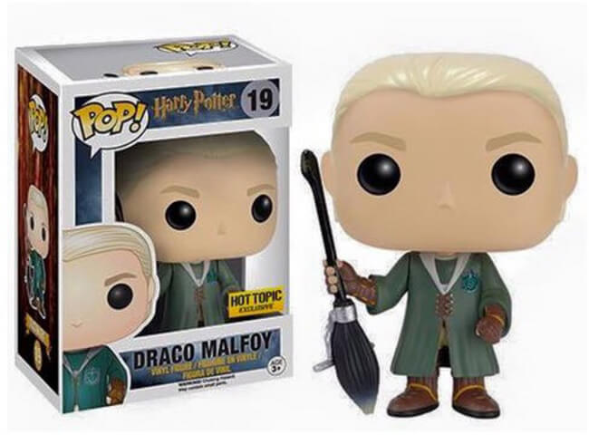 Funko POP! Harry Potter: Draco Malfoy (Hot Topic)(Damaged Box) #19