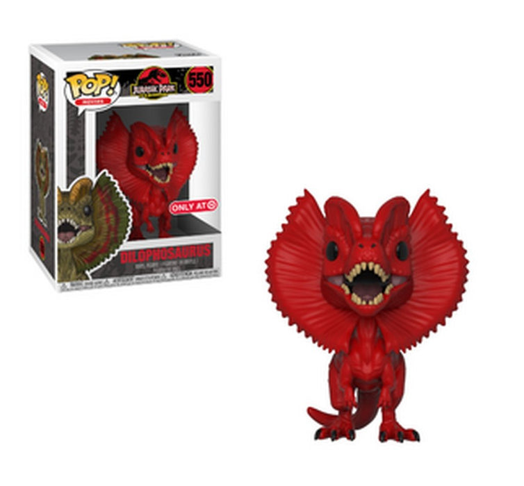 Funko POP! Movies: Jurassic Park - Red Dilophosaurus (Target)(Damaged Box) #550