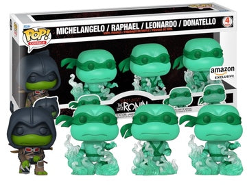 Funko POP! Comics - The Last Ronin: Michelangelo/ Raphael/ Leonardo/ Donatello [Amazon] 4Pack