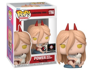 Funko POP! Animation: Chainsaw Man - Power [with meowy] (Pre-Release Chalice) #1766