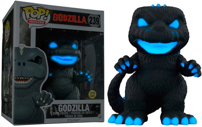 Funko POP! Movies: Godzilla - Godzilla (GiTD)(PX Previews)(Damaged Box) #239