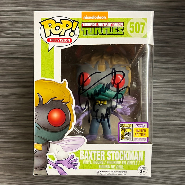Funko POP! Television: TMNT - Baxter Stockman (2017 SDCC)(Signed/Giancarlo Esposito/JSA) #507