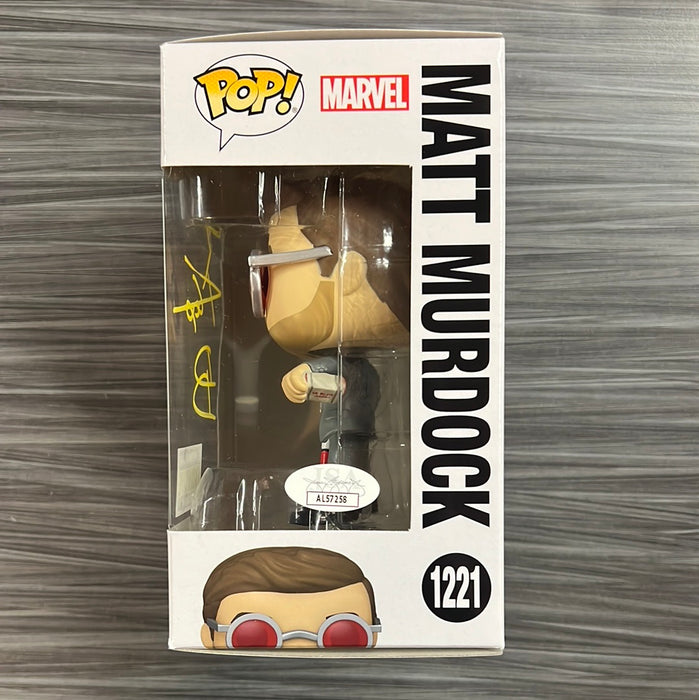 Funko POP! Marvel: Spider-Man No Way Home - Matt Murdock(Entertainment Earth)(Signed/Charlie Cox/JSA) #1221