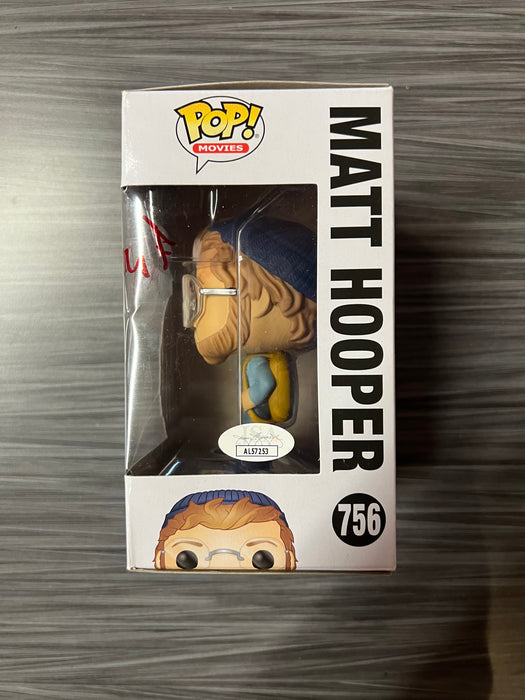 Funko POP! Movies: Jaws - Matt Hooper (Signed/Richard Dreyfuss/JSA)(Damaged Box) #756