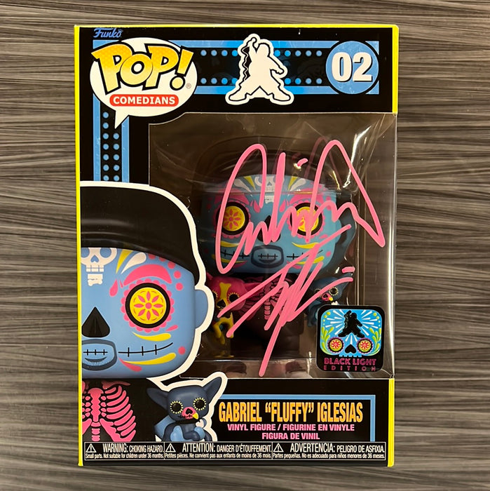 Funko POP! Comedians: Gabriel "Fluffy" Iglesias (Black Light)(Signed/Gabriel Iglesias) #02