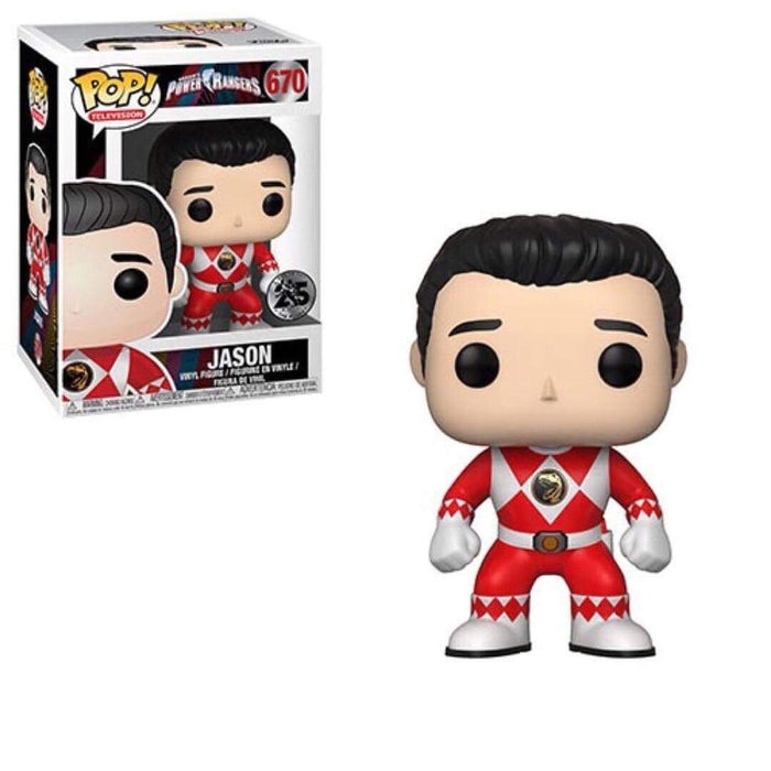 Funko POP! Television: Power Rangers - Jason (25 Years)(Damaged Box) #670